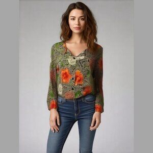 VINTAGE - THE TRAVEL COLLECTION Floral Slinky Top
